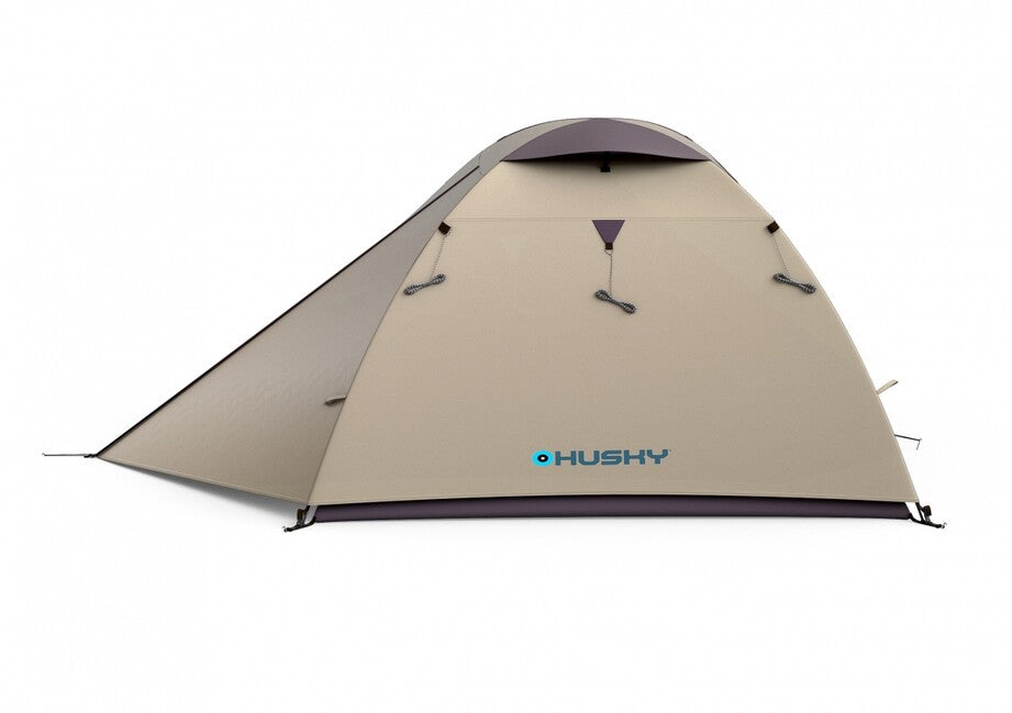 Husky Bird 3 Plus ultralight expedition tent for 3 persons, Black Coating light brown
