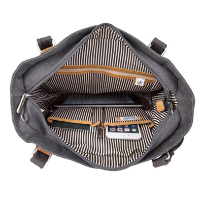 Travelon Heritage torba proti kraji, siva