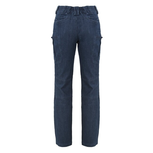 Helikon-Tex UTP Resized mestne hlače taktične ženski Denim Stretch Mestske, Marine Blue
