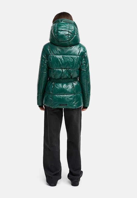 Navahoo Women's Winter Jacket with Hood EISGLANZ, Evergreen