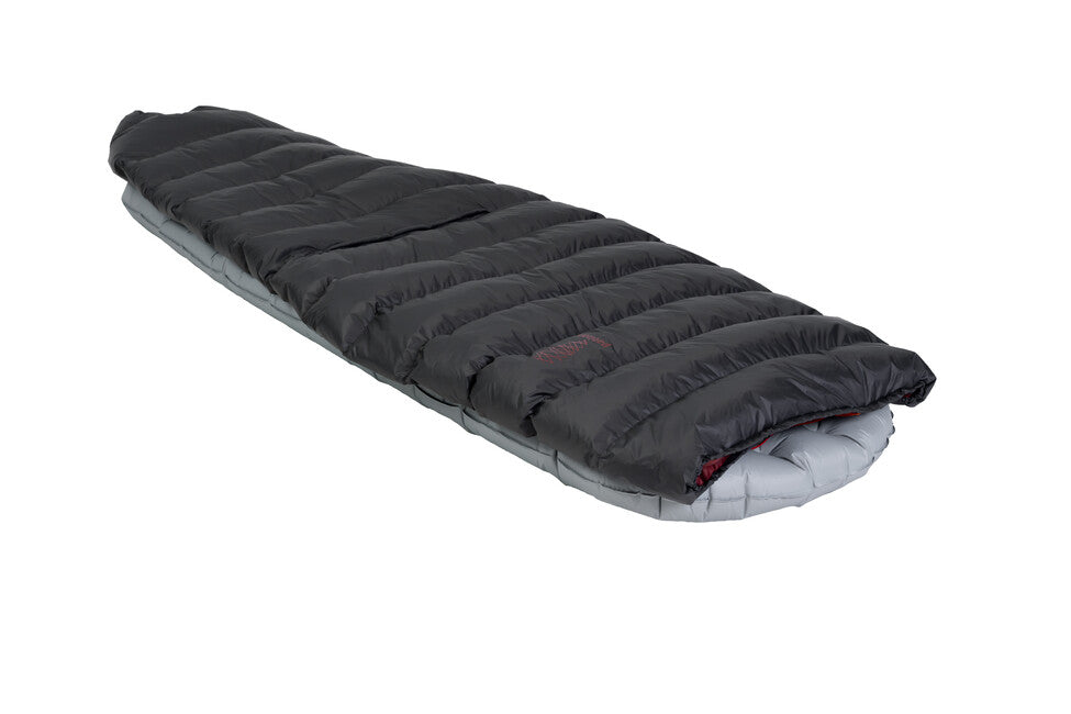 Patizon Multi Quilt 250 spalna vreča L, črna/rdeča