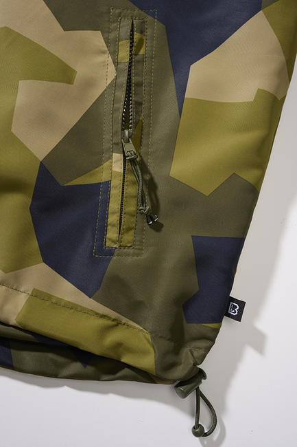 Brandit Frontzip Windbreaker softshell jakna, swedish camo