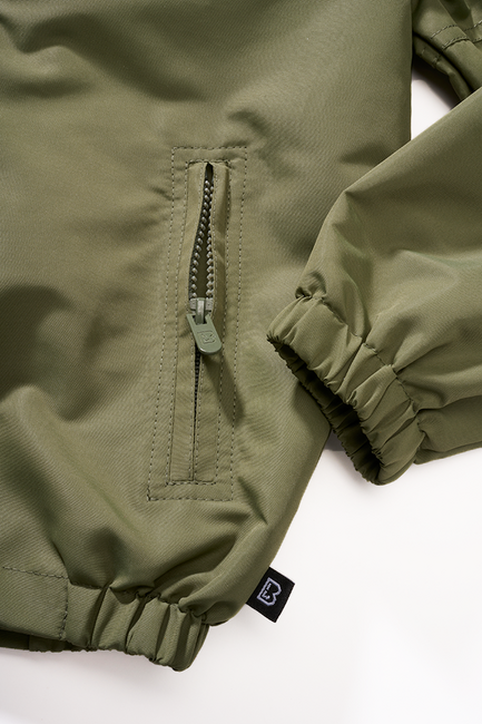 Brandit Summer Frontzip Windbreaker jakna otroška, olivno zelena