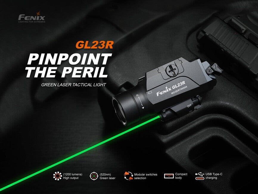 Fenix GL23R taktično lasersko svetilko za orožje