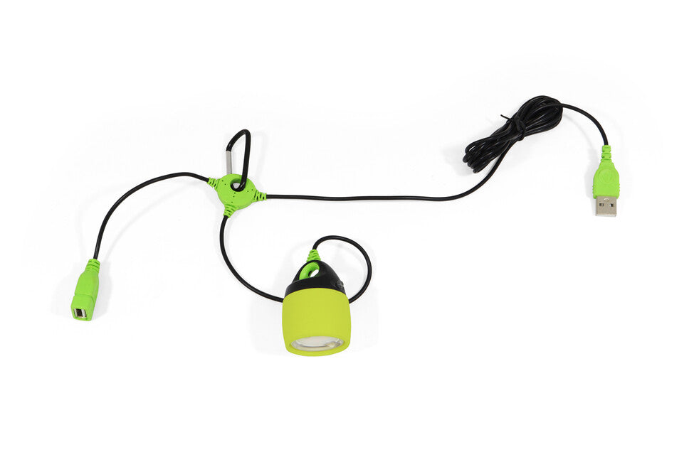 Origin Outdoors Connectable LED svetilka, rumeno-zelena, 200 lumnov, topla bela
