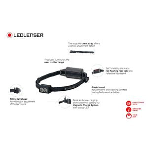 LEDLENSER NEO5R Headlamp, White Lime