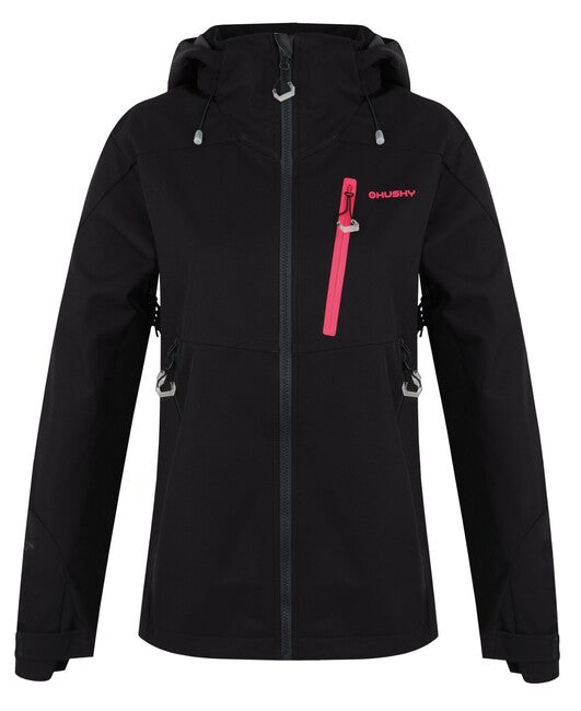 HUSKY Sauri ženska softshell jakna, črna