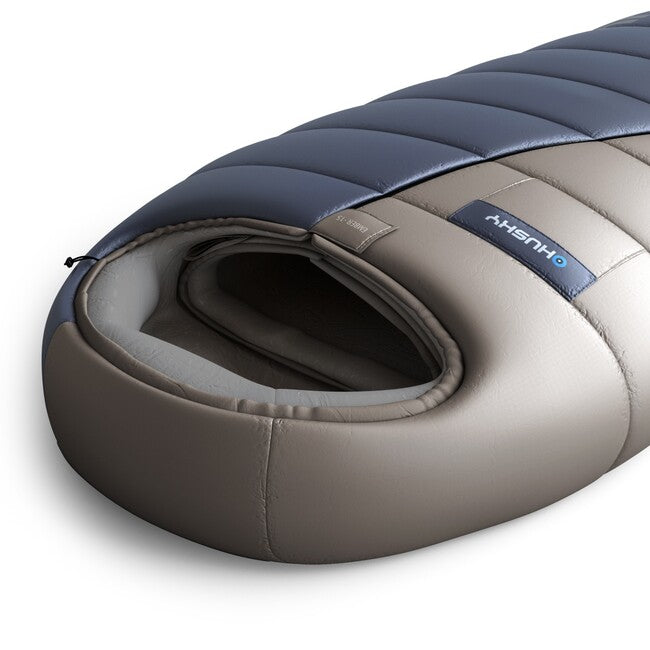 HUSKY Ember Synthetic Three-Season Sleeping Bag -15°C, Navy Blue/Grey
