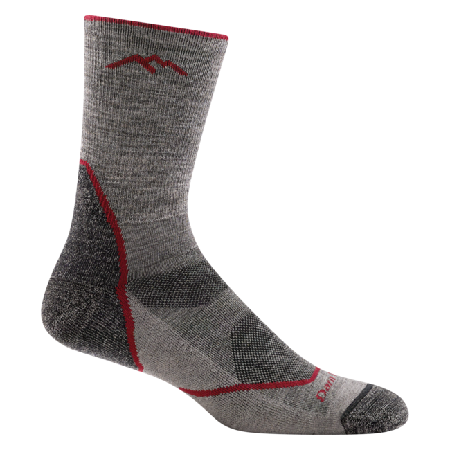 Darn Tough Light Hiker Micro Crew nogavice lahke s prevleko, taupe