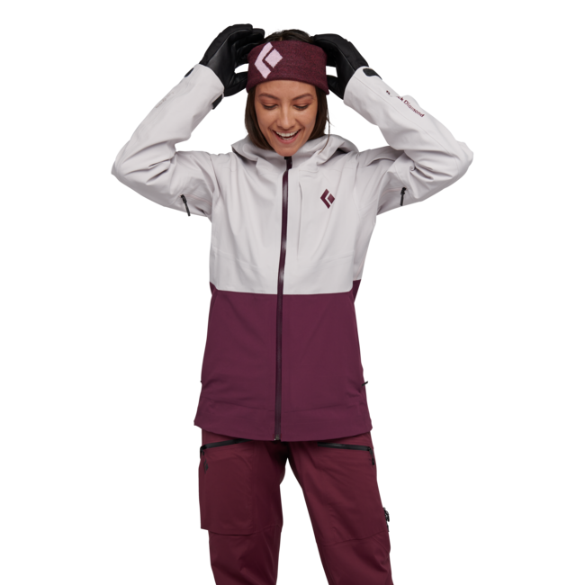 Black Diamond Recon Stretch Ski Shell smučarska jakna, ledeno rožnata-marelična
