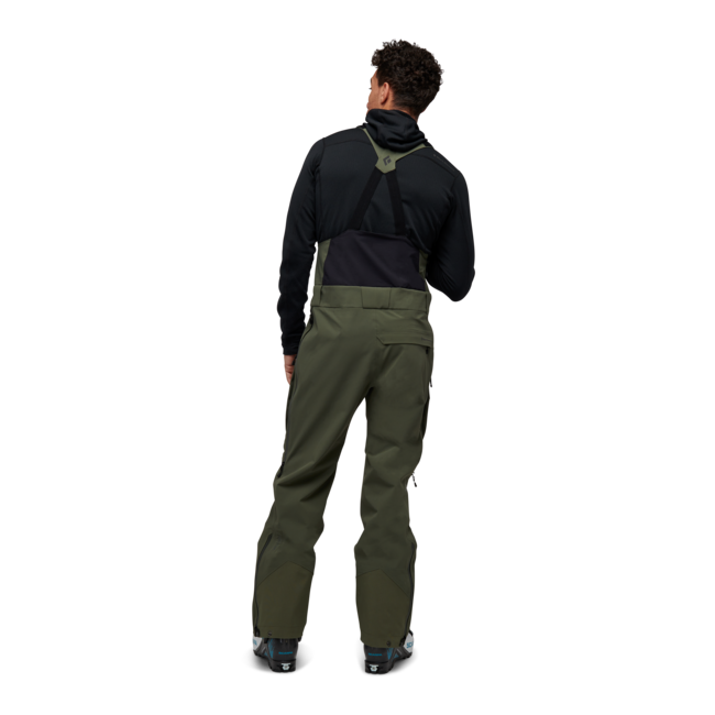 Black Diamond Recon Stretch Bibs hlače moški s trakmi, tundra