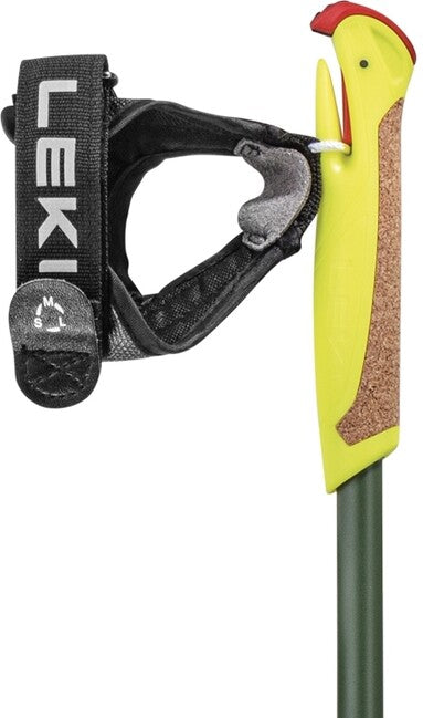 LEKI Nordic Walking Poles Walker XS, Green Metallic-Olive Green-White, 80-110 cm