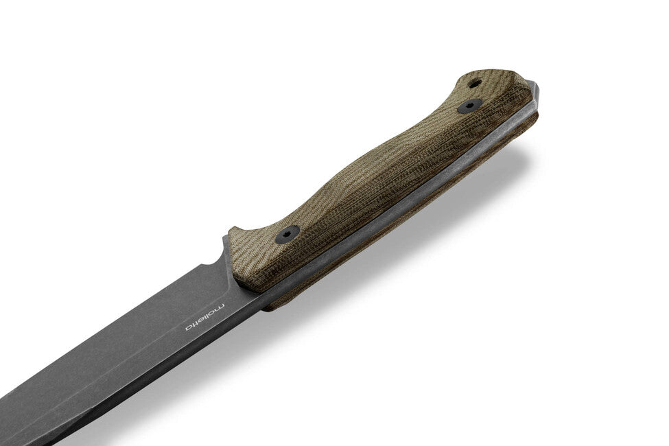 Lionsteel T6B dolga bodala s ročajem iz micarty CVG CPM 3V, old black