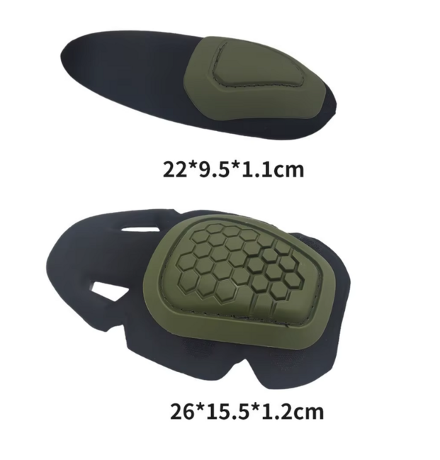 DRAGOWA Knee and Elbow Protectors, Coyote