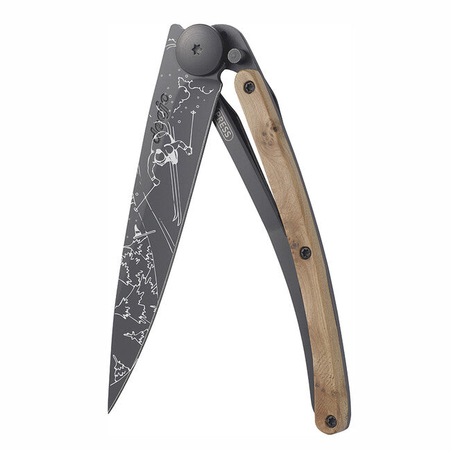 Deejo 4+1 Knife Set, Earth
