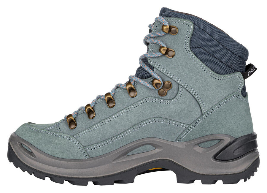 LOWA Renegade GTX Mid Ls ženski pohodniški čevlji, iceblue/salmon