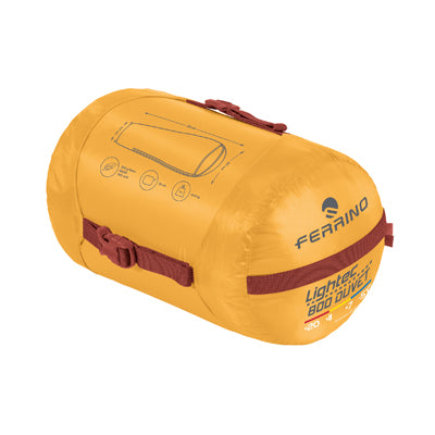 Ferrino Lightec down 800 Duvet spalna vreča, rumena