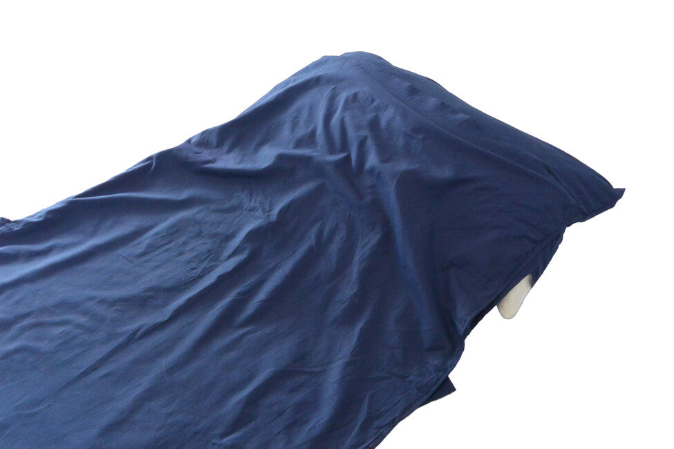 Origin Outdoors Poly-Cotton vložek za spalno vrečo pravokotna, mornarsko modra