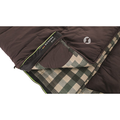 Outwell Camper Sleeping Bag, Left Zip