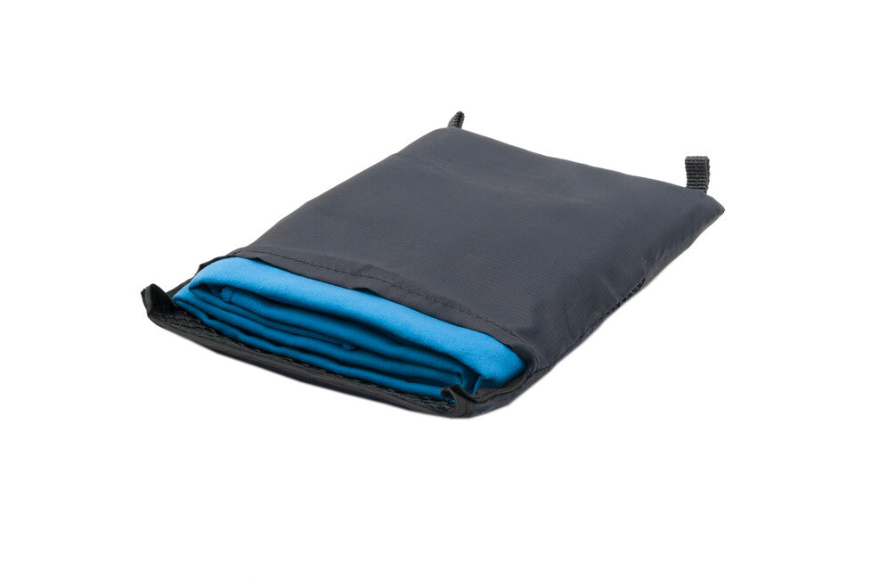 BasicNature Velour Towel 85 x 150 cm Blue