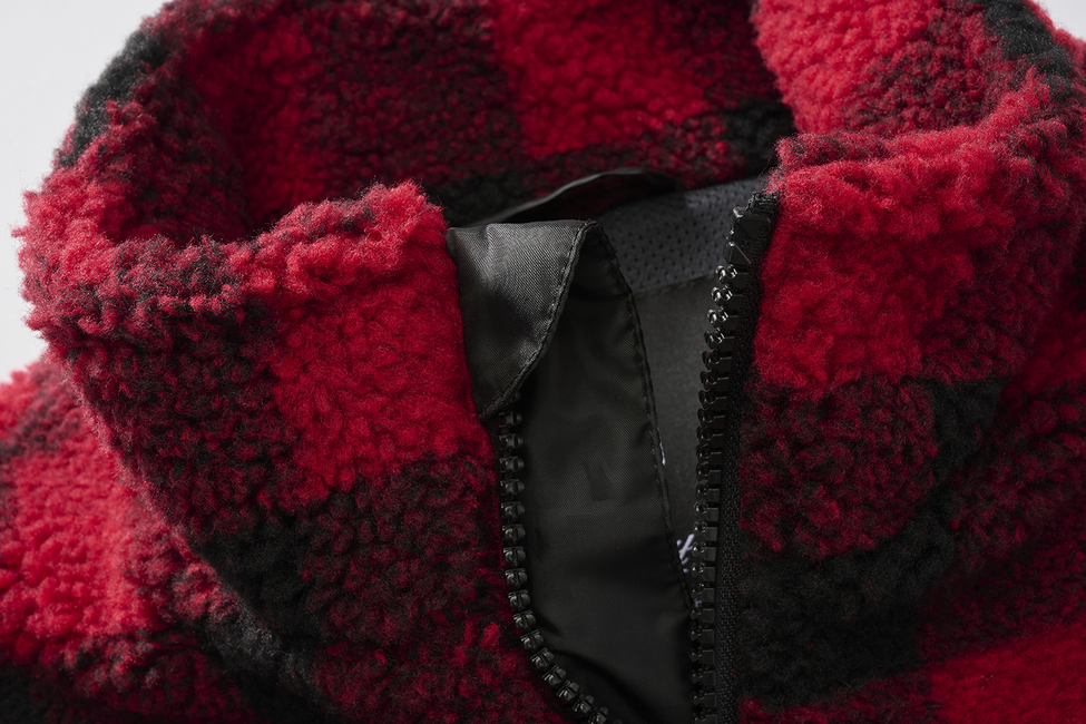 Brandit Teddyfleece telovnik flisasti, rdeča/črna