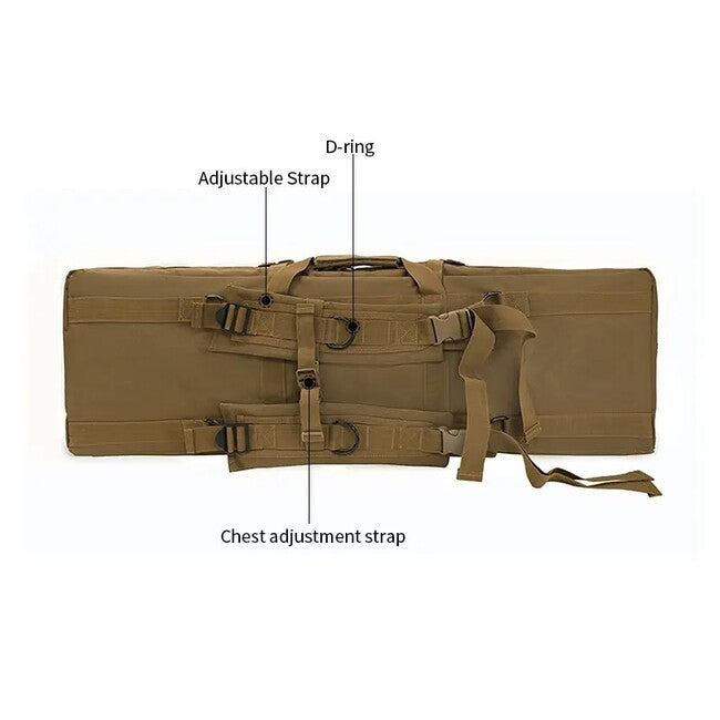DRAGOWA Tactical Falcon torba za orožje, črna