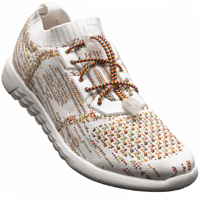 Lock Laces vezalke do čevljev, mavričen