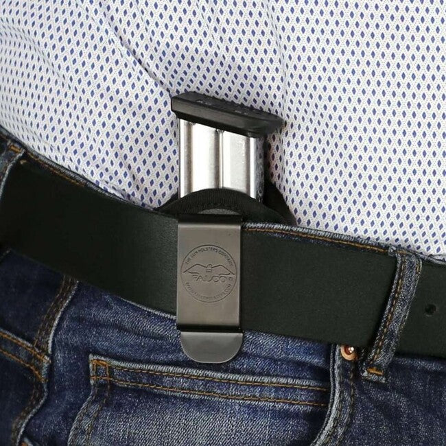 Falco F800 Nylon Magazine Pouch for Glock 19, Black, Right-Handed