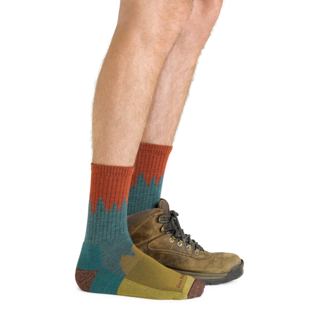 Darn Tough Number 2 Micro Crew Midweight Cushioned Socks, Teal