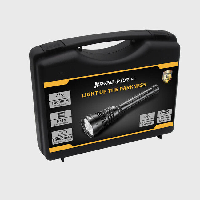 Speras P10R V2 polnilna LED svetilka 10000LM