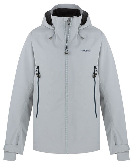 HUSKY Nakron M softshell jakna za na prostem, svetlo siva
