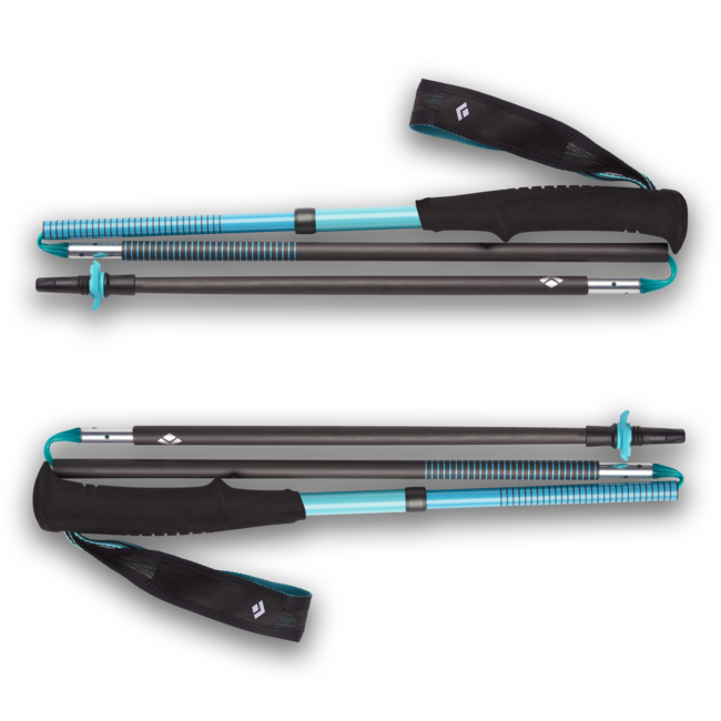Black Diamond Distance Carbon Z smučarske palice, temno siva
