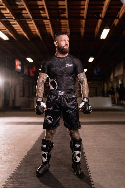Katsudo Revenge MMA rokavice, črno bele