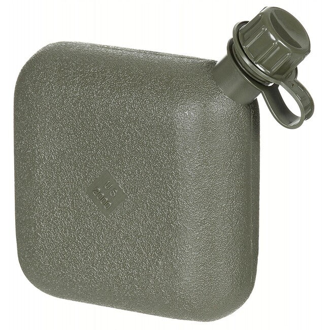 MFH kvadratna pohodniška steklenica, cca 2L, OD green