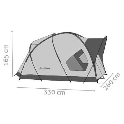 Salewa Alpine Hut šotor za 4 osebe