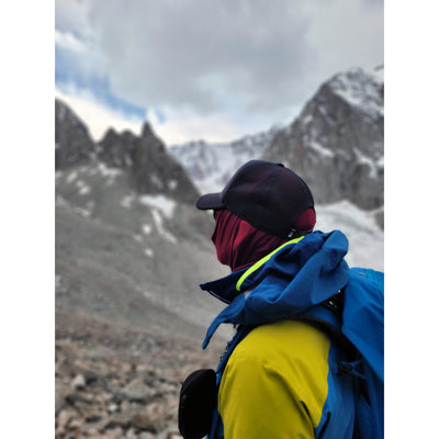 Origin Outdoors Merino večnamenska ruta za na prostem, bordova