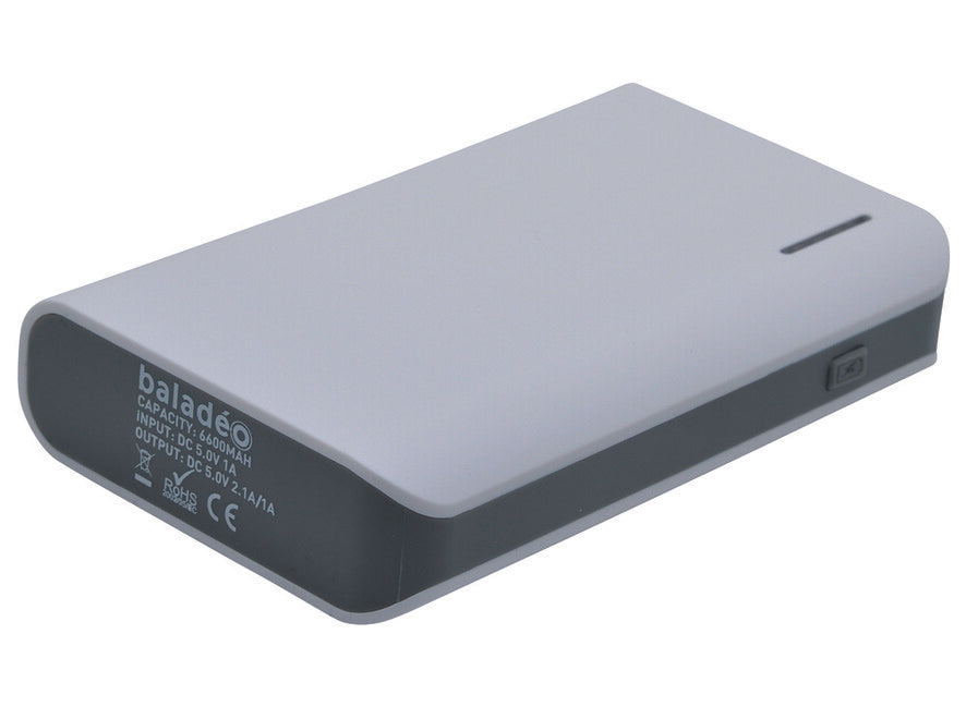 Baladeo PLR904 S6600 powerbanka 2xUSB, bela