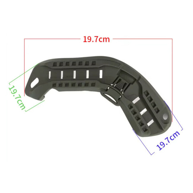 Leguon Ares Sentinel Helmet Side Rail Mount, Olive