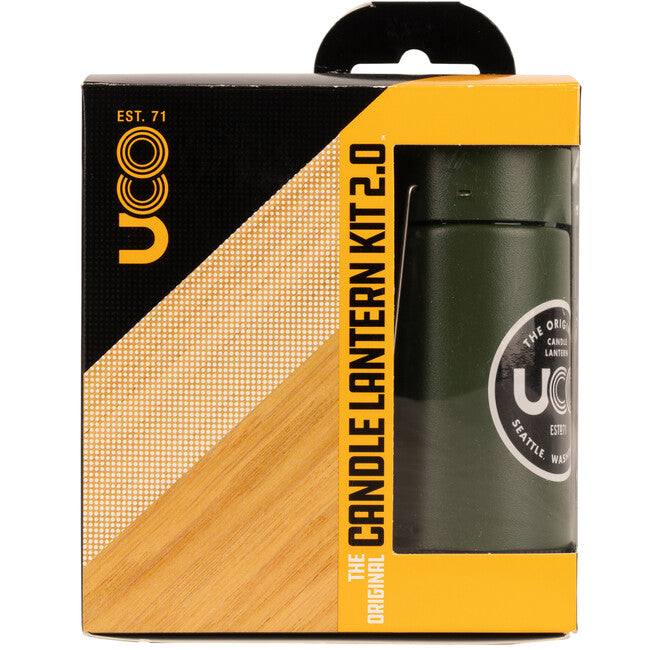 UCO Candle Lantern Set with Reflector and Neoprene Case, Black