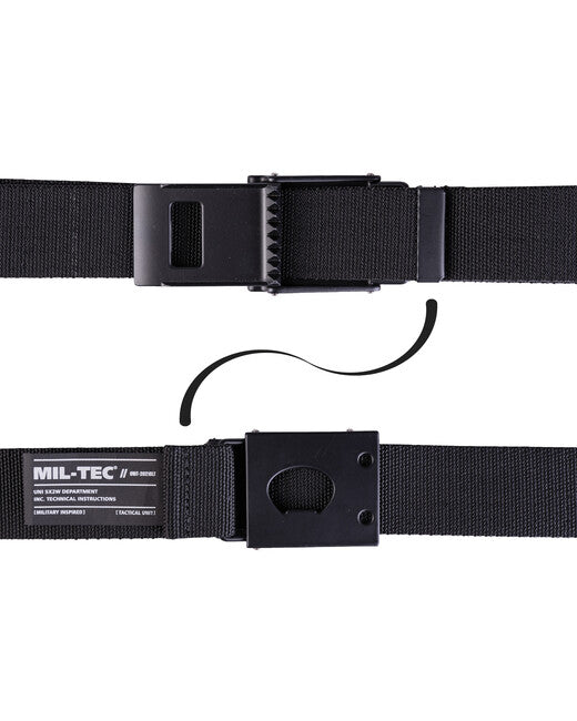 Mil-Tec Defense Flex pas 40mm, črn