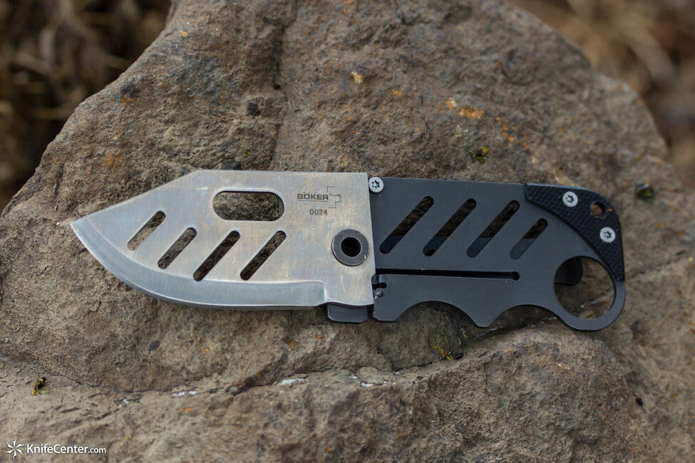 BÖKER® Credit Card Knife žepni nož 5,8 cm, G10, titan