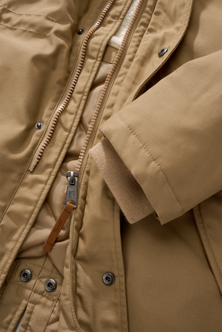 Brandit Marsh Lake teddyparka, kamelna