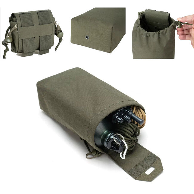 Leguon FoldCore Foldable Dump Pouch, Black Multicam