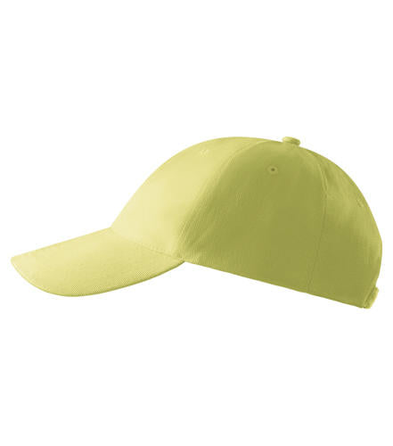 Malfini 6P kids' cap 380g/m2, light green