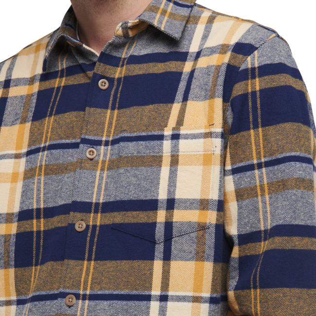 Black Diamond Project Flannel drvarska srajca moški, indigo-gold plaid