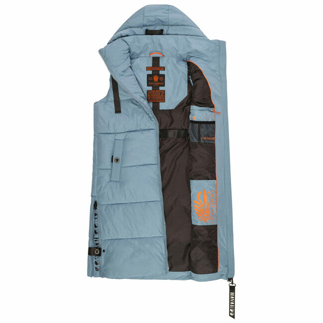 Navahoo Schnuffelchen Μακρύ Αμάνικο Γιλέκο Γυναικείο, Powder Blue