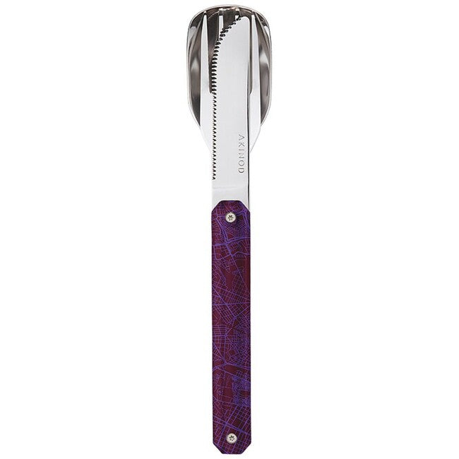Akinod A01M00014 komplet pribora 12h34, downtown violet