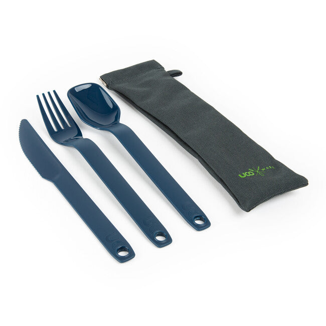 UCO Switch Komplet pribora Spork, modra, 3 kosi
