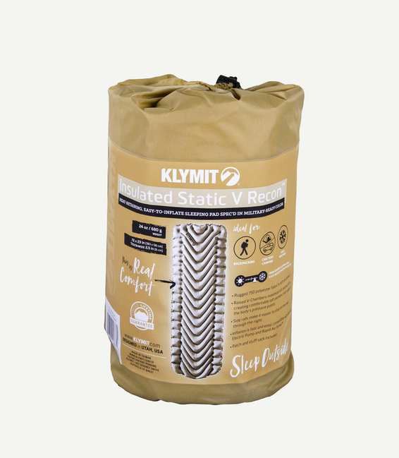 Klymit Static V™ Insulated Sleeping Pad, Recon