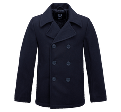 Brandit Pea Coat mornarsko modra jakna
